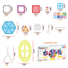 Load image into Gallery viewer, PicassoTiles 63pc Magnet Tile Ferris
