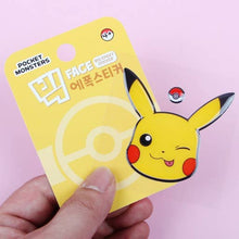 Load image into Gallery viewer, Pokemon Characters Big Face Epoxy Deco Sticker Pack
