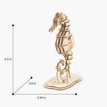Load image into Gallery viewer, 3D Laser Cut Wooden Puzzle Bundle Pack: Sea Animals
