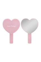 Load image into Gallery viewer, Pretty Privilege PHM Pink Heart Handheld Makeup Mirror - 12
