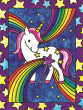 Load image into Gallery viewer, Stained Glass Coloring, Unicorns
