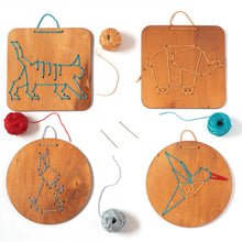 Load image into Gallery viewer, Wooden Embroidery Kit - Animals
