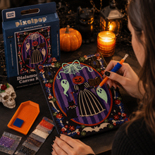 Load image into Gallery viewer, Halloween Diamond Art Kit | Headless Hostess | DIY

