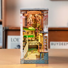 Load image into Gallery viewer, DIY Miniature House Book Nook Kit: Sakura Densya
