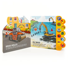 Load image into Gallery viewer, Dig It! Dump It! Build It! Construction 10-ButtonSound Book
