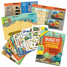 Load image into Gallery viewer, Build It! Construction Sticker Activity Book
