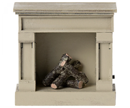 Fireplace, Vintage Off-white