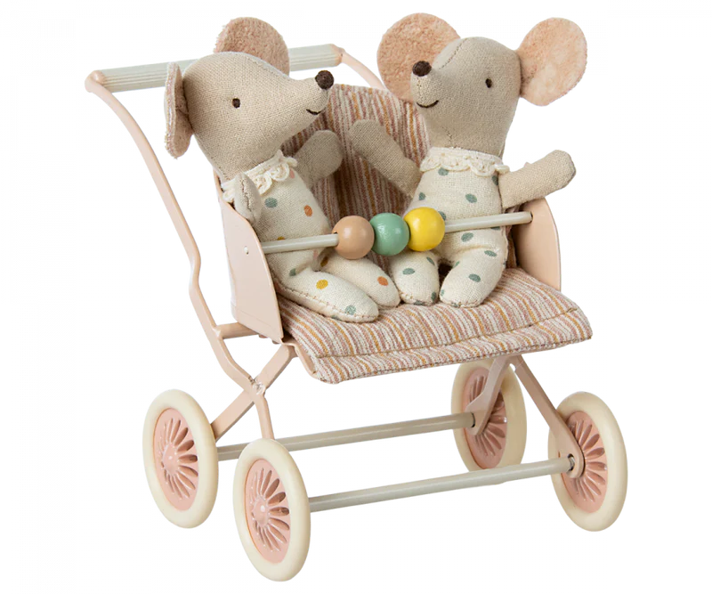 Stroller, Baby Mice - Rose