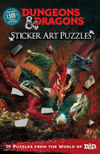 Load image into Gallery viewer, Dungeons &amp; Dragons Sticker Art Puzzles by Steve Behling: Paperback; 80 pages / English
