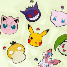 Load image into Gallery viewer, Pokemon Characters Big Face Epoxy Deco Sticker Pack
