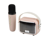 Pocket Karaoke-Microphone & Speaker Combo-Pink