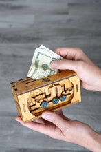 Load image into Gallery viewer, Nordic Longship Secret Puzzle Gift Box
