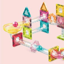 Load image into Gallery viewer, 60 Piece Magnet Tiles Building Block Travel Size Toy Set
