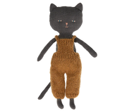 Kitten in Overalls - Black