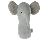 Lullaby Friend Rattles, Elephant - Light Dusty Blue