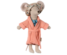 Load image into Gallery viewer, Bathrobe - Coral, Dad/Mum Mouse
