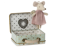 Angel Mouse in Suitcase