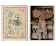 Sleepy wakey baby mouse in matchbox -  Rose