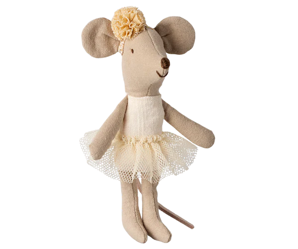 Ballerina mouse, Little sister - Off white