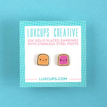 Load image into Gallery viewer, PB&amp;J Buds Earrings
