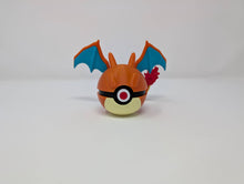 Load image into Gallery viewer, Charizard Style Pokeball
