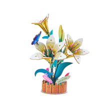 Load image into Gallery viewer, DIY Wooden Puzzle Kit - Lily Bloom Set
