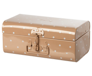 Storage suitcase, Small - Rose w. dots