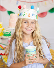 Load image into Gallery viewer, Happy Birthday Felt Crown
