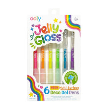 Load image into Gallery viewer, Jelly Gloss: Neon Multi-Surface Deco. Gel Pens

