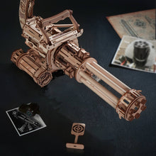 Load image into Gallery viewer, ROKR Rotating-Barrel Machine Gun 3D Puzzle Kit
