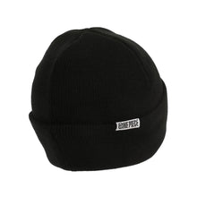 Load image into Gallery viewer, One Piece Straw Hat Pirates Skull &amp; Crossbones Logo Black Cuff Beanie
