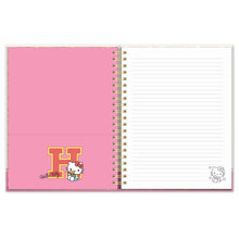 Load image into Gallery viewer, Hello Kitty College Letters Extra Large Spiral Notebook
