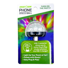 Load image into Gallery viewer, Mood Light USB-C Phone Disco Ball
