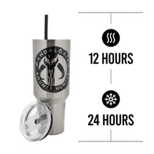 Load image into Gallery viewer, Star Wars The Mandalorian 40 oz. Stainless Steel Tumbler
