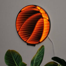 Load image into Gallery viewer, Neon Art Infinity Lights Wall &amp; Desk Sign-Basketball
