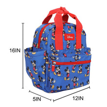 Load image into Gallery viewer, Mickey Mouse Classic All-Over Print 16” Toddler Backpack For Preschool, Daycare, And Travel
