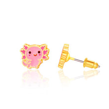 Load image into Gallery viewer, Axolotl Love | Cutie Stud Earrings for Girls

