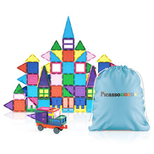 Load image into Gallery viewer, PicassoTiles 101pc Magnetic Tile Building Blocks
