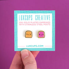 Load image into Gallery viewer, PB&amp;J Buds Earrings
