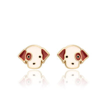 Load image into Gallery viewer, Perky Puppy Cutie Stud Earrings
