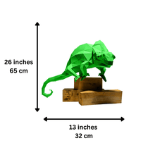 Load image into Gallery viewer, Chameleon 3D PaperCraft Origami Models
