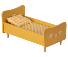 Load image into Gallery viewer, Wooden Bed, Miniature - Yellow
