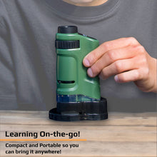 Load image into Gallery viewer, 20x-40x, Zoom LED Lighted Pocket Microscope - Science Fun
