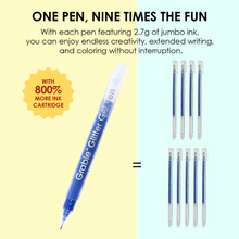 Load image into Gallery viewer, Jumbo Iridescent Glitter Gel Ink Pen Of 18
