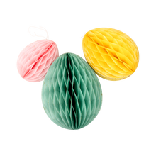 Load image into Gallery viewer, Vintage Easter honeycomb eggs
