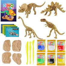 Load image into Gallery viewer, Dino Clay Models with Modeling Clay

