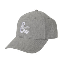 Load image into Gallery viewer, Dungeons &amp; Dragons Embroidered Logo Gray Traditional Adjustable Hat
