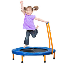 Load image into Gallery viewer, 36'' Folding Mini Trampoline with Handle
