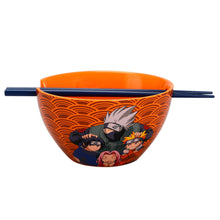 Load image into Gallery viewer, Naruto Anime Heroes 20 oz Ramen Bowl With Chopsticks
