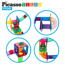 Load image into Gallery viewer, 50 Piece Magnetic Marble Run Track
